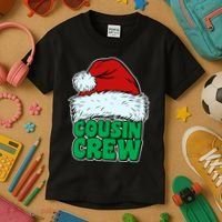 Christmas Cousin Crew Kids T-Shirt thumb 3