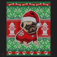 Christmas Cute Pug Ugly Sweater Tumbler thumb 3