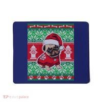 Christmas Cute Pug Ugly Sweater Mousepad thumb 0