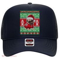Christmas Cute Pug Ugly Sweater Hat thumb 0