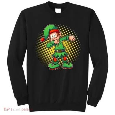 Christmas Dabbing Elf Sweatshirt