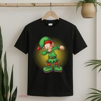 Christmas Dabbing Elf T-Shirt thumb 2