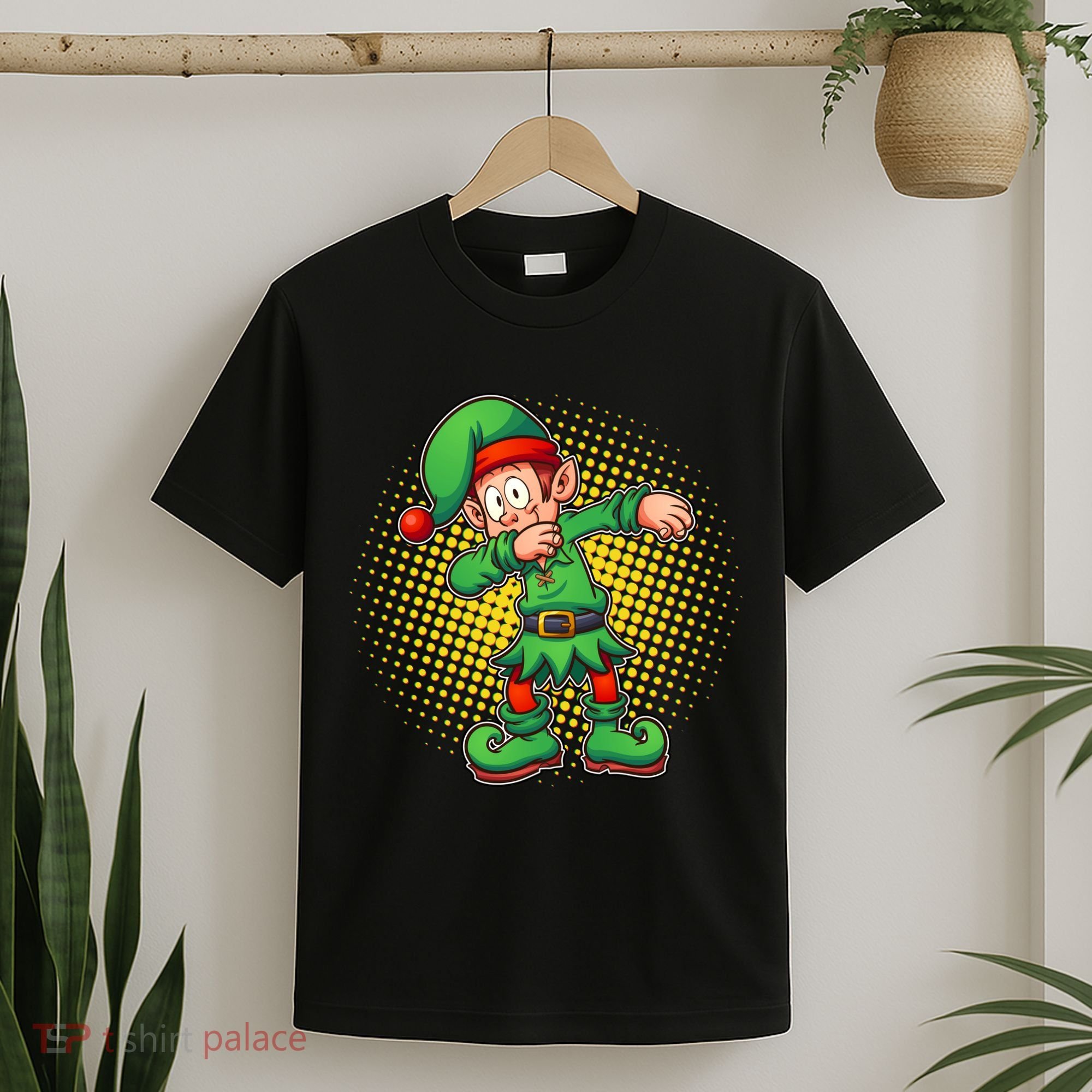 Christmas Dabbing Elf T-Shirt