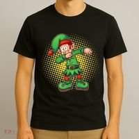 Christmas Dabbing Elf T-Shirt thumb 3