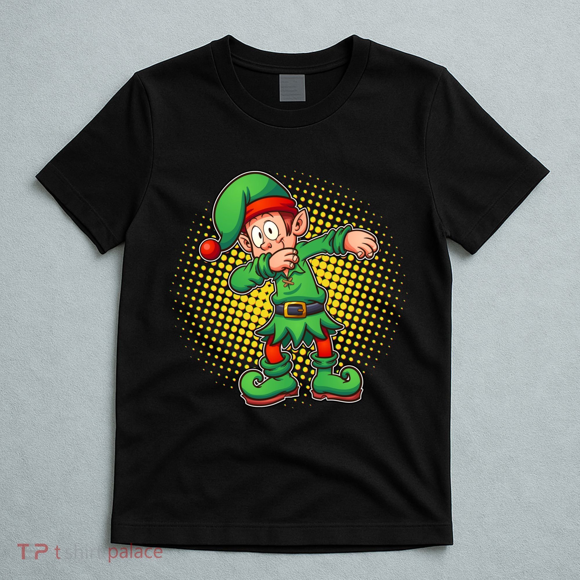Christmas Dabbing Elf T-Shirt