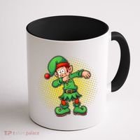 Christmas Dabbing Elf Coffee Mug thumb 1