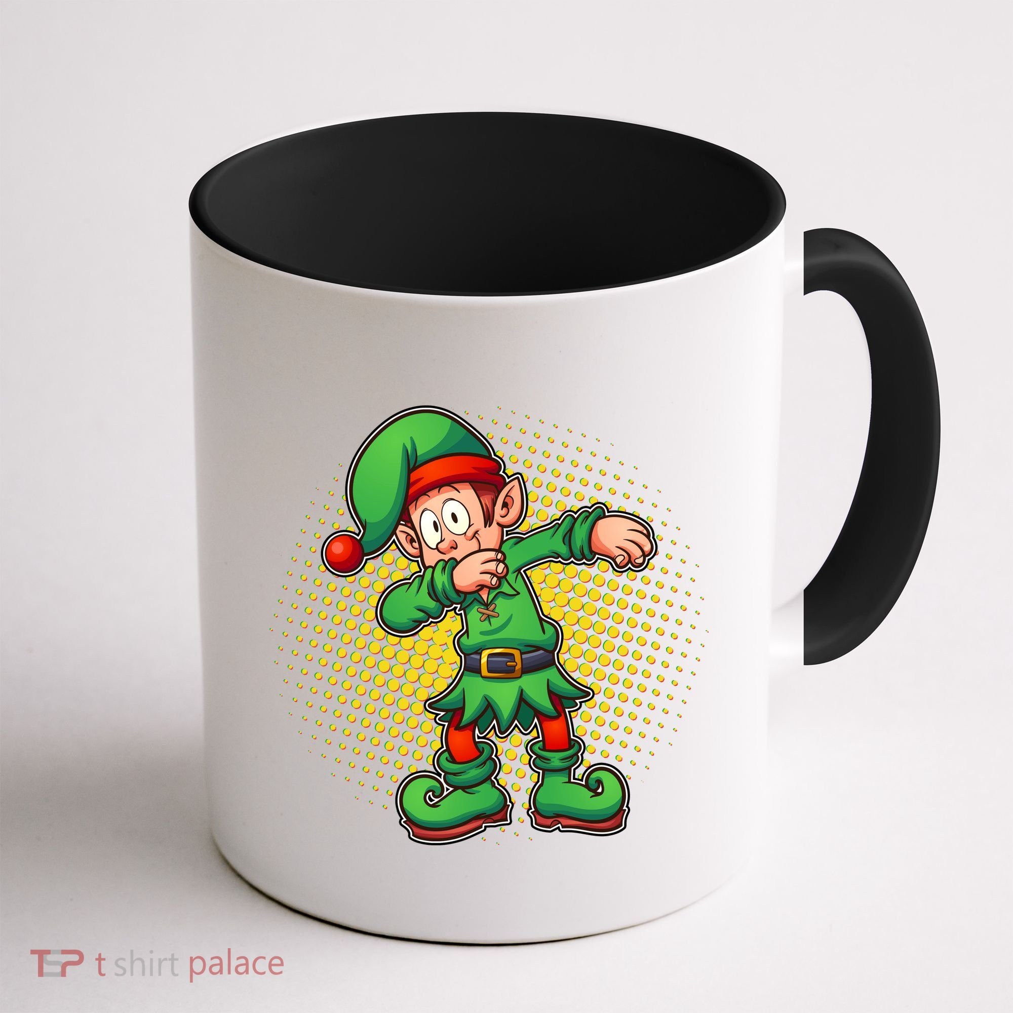 Christmas Dabbing Elf Coffee Mug