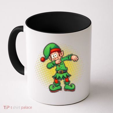 Christmas Dabbing Elf Coffee Mug