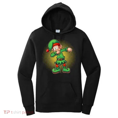 Christmas Dabbing Elf Women's Hoodie