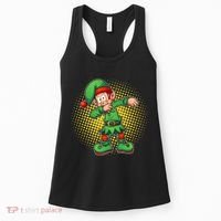 Christmas Dabbing Elf Women's Tank Top thumb 0