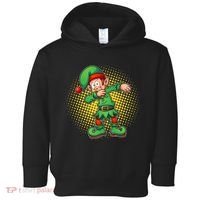 Christmas Dabbing Elf Toddler Hoodie thumb 0