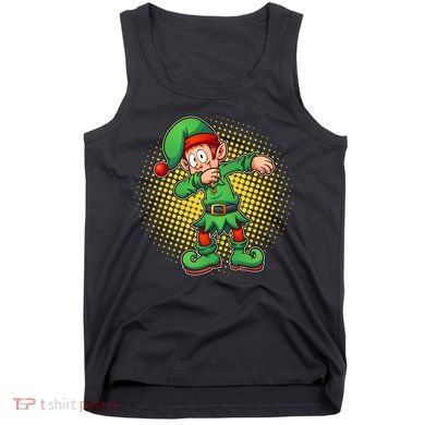 Christmas Dabbing Elf Tank Top