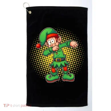 Christmas Dabbing Elf Golf Towel