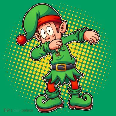 Christmas Dabbing Elf Tote Bag