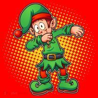 Christmas Dabbing Elf Santa Hat thumb 1