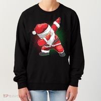 Christmas Dabbing Santa Women's Sweatshirt thumb 0