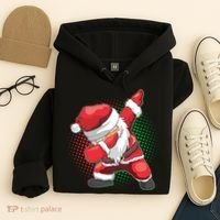 Christmas Dabbing Santa Hoodie thumb 4