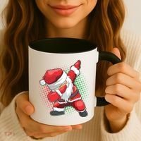 Christmas Dabbing Santa Coffee Mug thumb 3