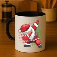 Christmas Dabbing Santa Coffee Mug thumb 4
