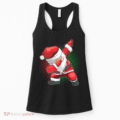 Christmas Dabbing Santa Women's Tank Top