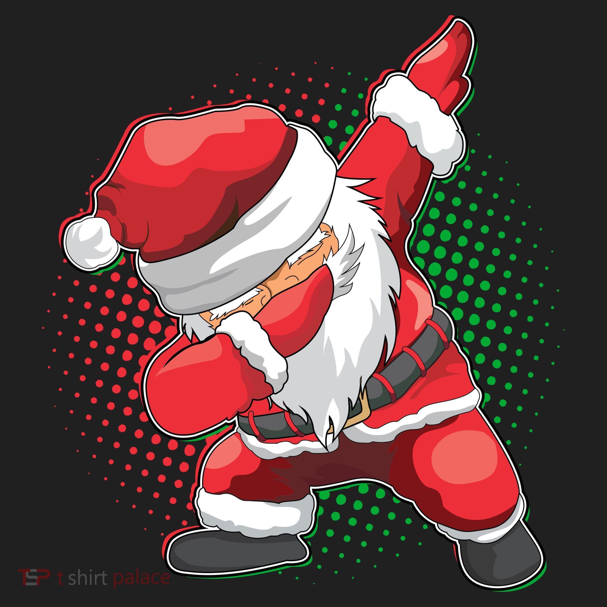 Christmas Dabbing Santa Hat