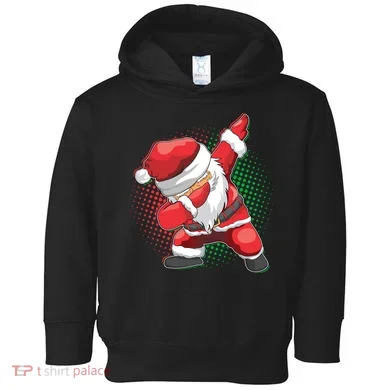 Christmas Dabbing Santa Toddler Hoodie