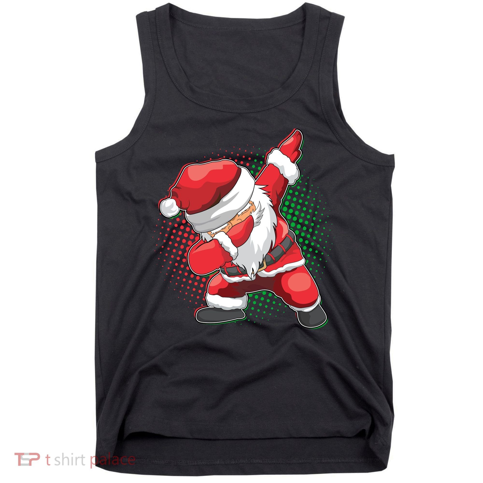 Christmas Dabbing Santa Tank Top