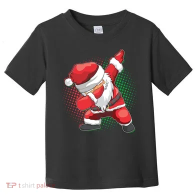 Christmas Dabbing Santa Toddler T-Shirt