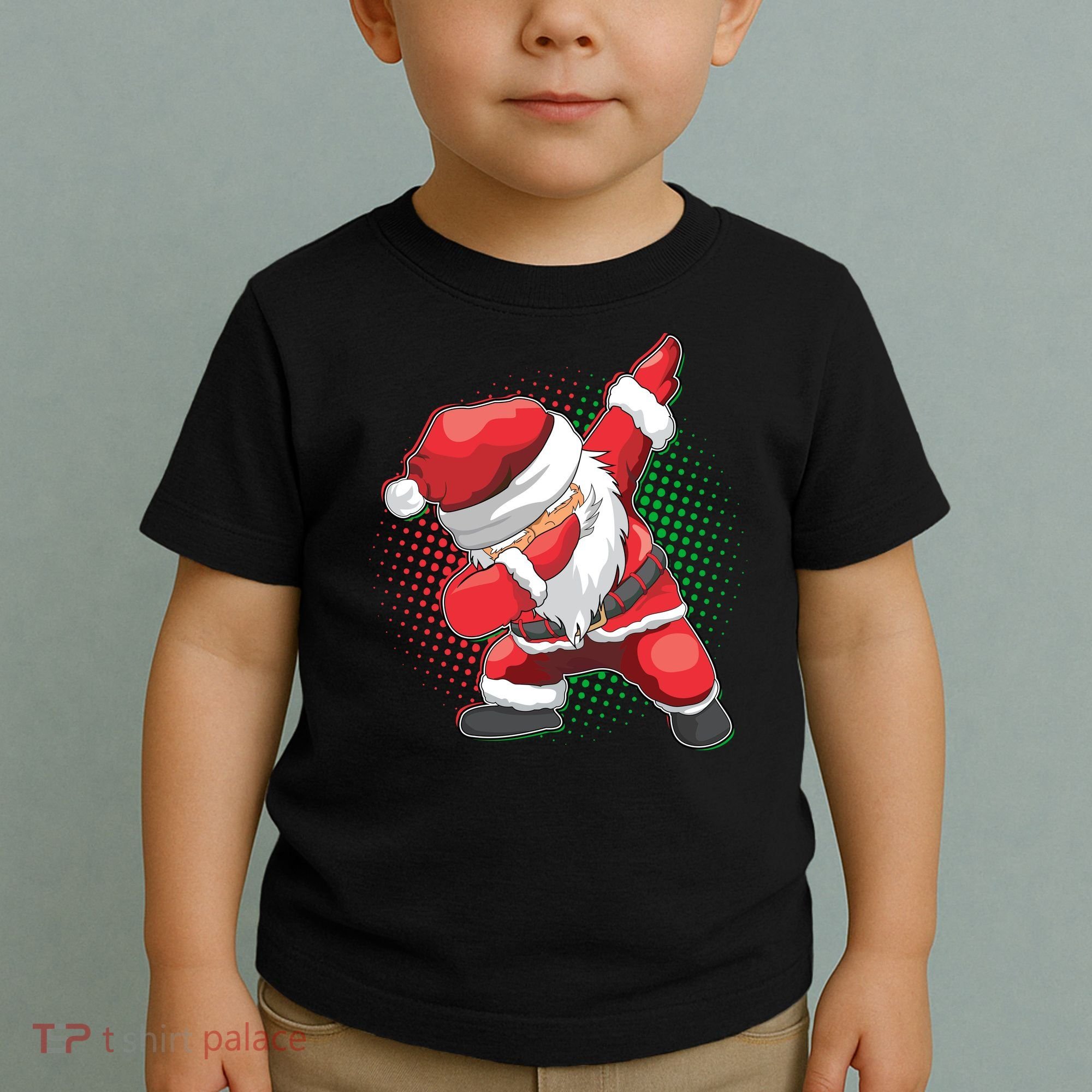 Christmas Dabbing Santa Toddler T-Shirt