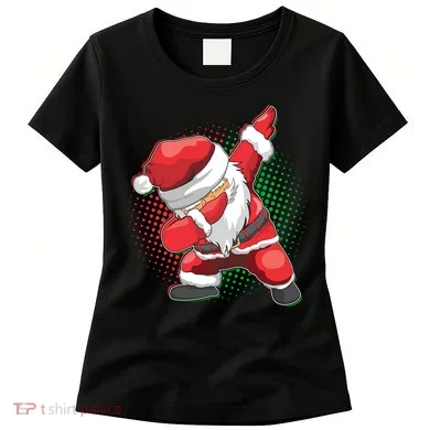 Christmas Dabbing Santa Women's T-Shirt