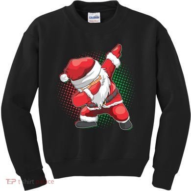 Christmas Dabbing Santa Kids Sweatshirt