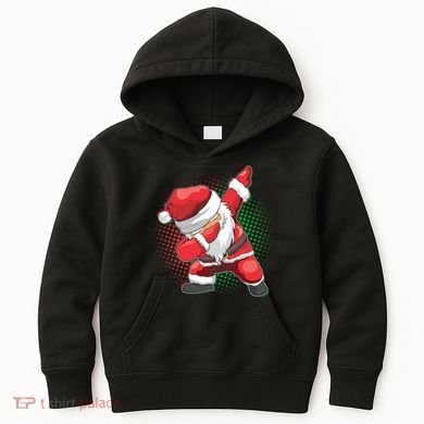 Christmas Dabbing Santa Kids Hoodie