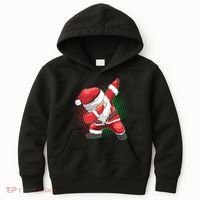 Christmas Dabbing Santa Kids Hoodie thumb 0