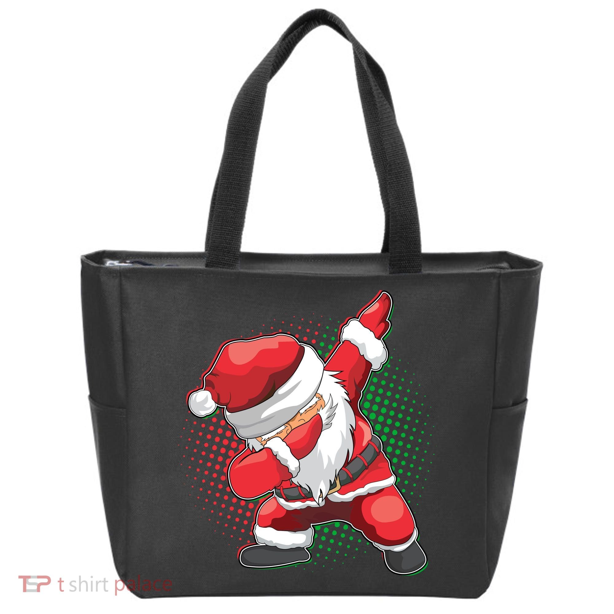 Christmas Dabbing Santa Tote Bag