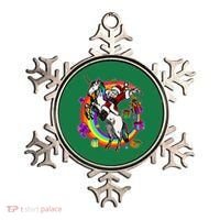 Christmas Dabbing Santa Riding Unicorn Ornament thumb 0