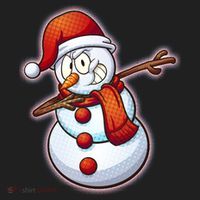 Christmas Dabbing Snowman Women's Sweatshirt thumb 2