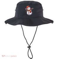 Christmas Dabbing Snowman Bucket Hat thumb 0