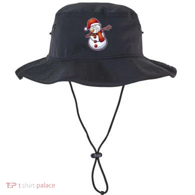 Christmas Dabbing Snowman Bucket Hat
