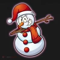 Christmas Dabbing Snowman Bucket Hat thumb 4