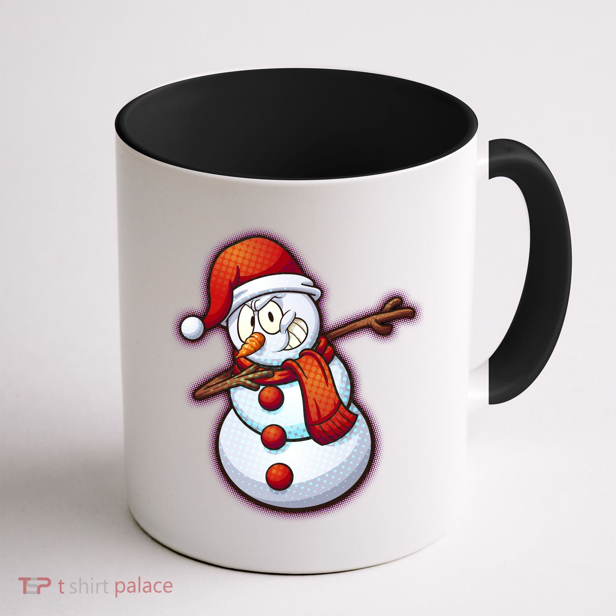 Christmas Dabbing Snowman Coffee Mug