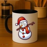 Christmas Dabbing Snowman Coffee Mug thumb 4