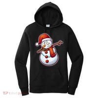 Christmas Dabbing Snowman Women's Hoodie thumb 0