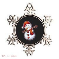 Christmas Dabbing Snowman Ornament thumb 0
