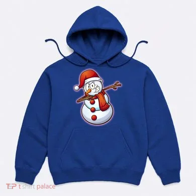 Christmas Dabbing Snowman Hoodie