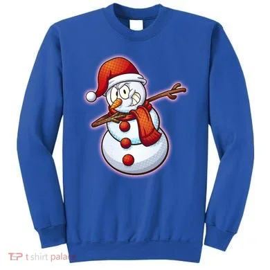 Christmas Dabbing Snowman Sweatshirt