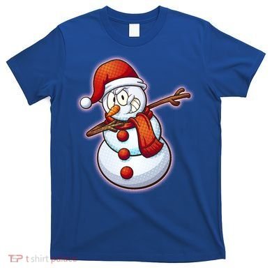 Christmas Dabbing Snowman T-Shirt