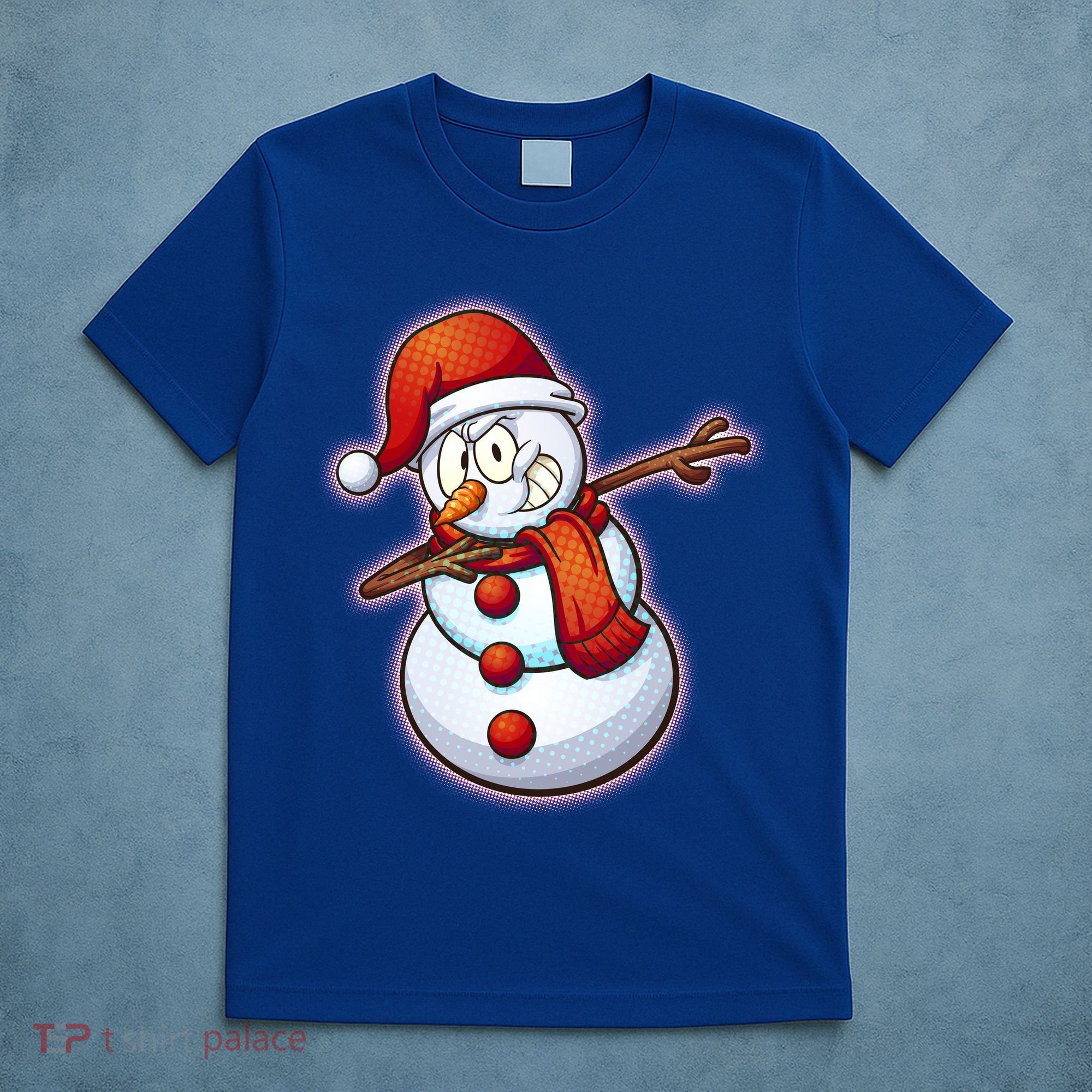 Christmas Dabbing Snowman T-Shirt