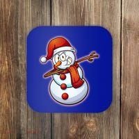 Christmas Dabbing Snowman Coaster thumb 0