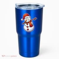Christmas Dabbing Snowman Tumbler thumb 0