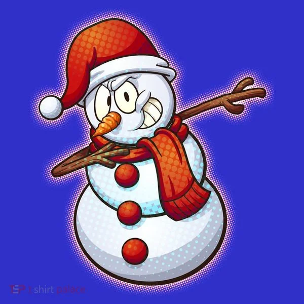 Christmas Dabbing Snowman Kids Hoodie